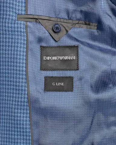 Emporio Armani Men's G Line Slim Houndstooth Single-Breasted Sport Coat | Thumbnail 6 Emporio Armani Men's G Line Slim Houndstooth Single-Breasted Sport Coat | Thumbnail 6