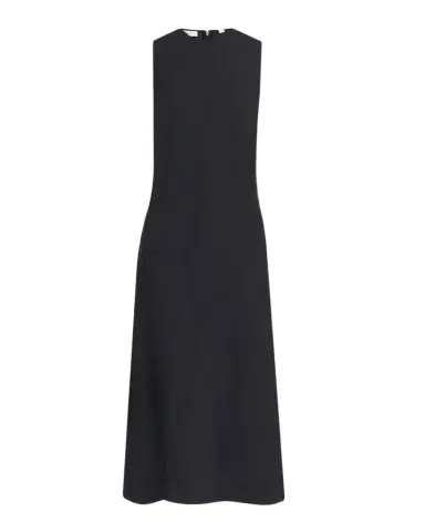 Vince Sleeveless Bias-Cut Linen-Blend Dress | Thumbnail 1 Vince Sleeveless Bias-Cut Linen-Blend Dress | Thumbnail 1