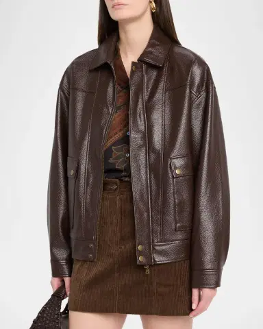 PAIGE Ashland Faux Leather Jacket | Thumbnail 4 PAIGE Ashland Faux Leather Jacket | Thumbnail 4