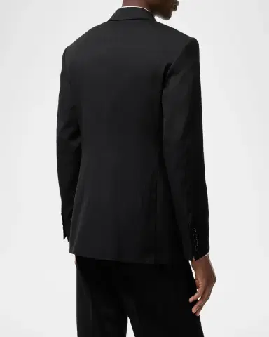 Burberry Men's Slim Fit Wool Satin-Lapel Tuxedo Jacket | Thumbnail 3 Burberry Men's Slim Fit Wool Satin-Lapel Tuxedo Jacket | Thumbnail 3