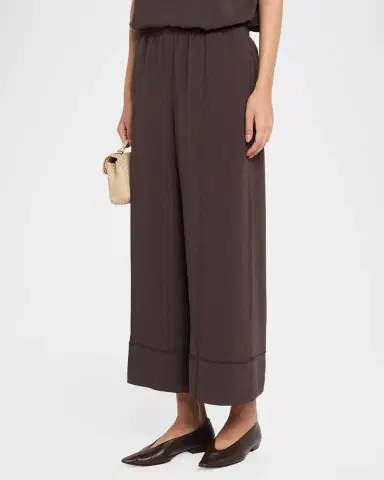 Theory Crop Pintuck Wide-Leg Pants | Thumbnail 4 Theory Crop Pintuck Wide-Leg Pants | Thumbnail 4