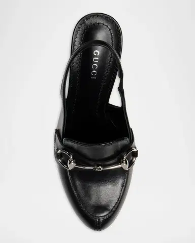 Gucci Fame Leather Platform Slingback Pumps | Thumbnail 4 Gucci Fame Leather Platform Slingback Pumps | Thumbnail 4