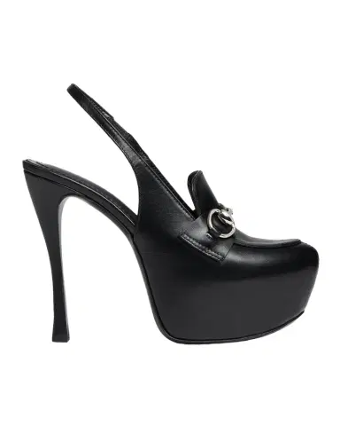 Gucci Fame Leather Platform Slingback Pumps | Thumbnail 1 Gucci Fame Leather Platform Slingback Pumps | Thumbnail 1