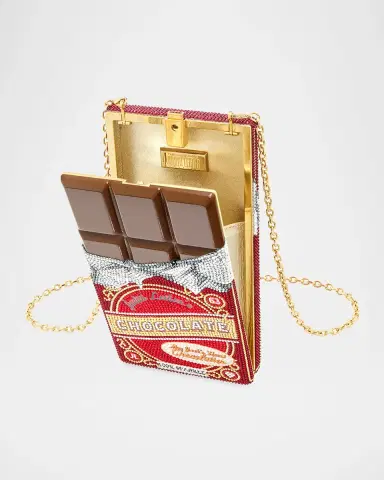 Judith Leiber Couture Milk Chocolate Candy Bar Crystal Clutch Bag | Thumbnail 3 Judith Leiber Couture Milk Chocolate Candy Bar Crystal Clutch Bag | Thumbnail 3