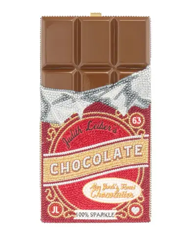 Judith Leiber Couture Milk Chocolate Candy Bar Crystal Clutch Bag | Thumbnail 1 Judith Leiber Couture Milk Chocolate Candy Bar Crystal Clutch Bag | Thumbnail 1