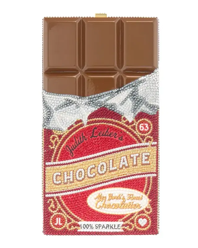 Milk Chocolate Candy Bar Crystal Clutch Bag Milk Chocolate Candy Bar Crystal Clutch Bag