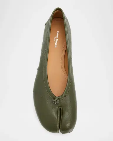 Maison Margiela Tabi Leather Split-Toe Ballerina Flats | Thumbnail 4 Maison Margiela Tabi Leather Split-Toe Ballerina Flats | Thumbnail 4