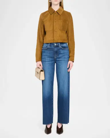 Frame The Suede Small Jacket | Thumbnail 2 Frame The Suede Small Jacket | Thumbnail 2