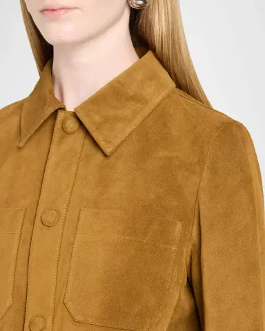Frame The Suede Small Jacket | Thumbnail 5 Frame The Suede Small Jacket | Thumbnail 5