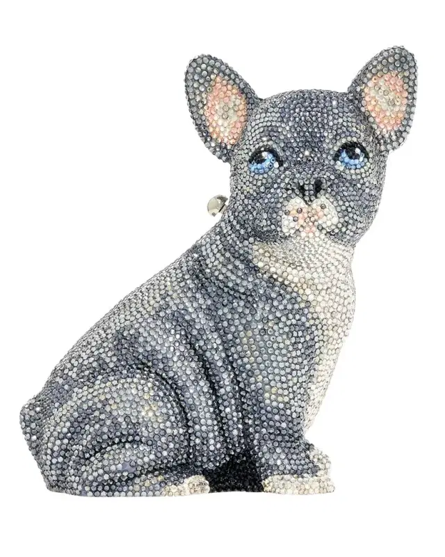 French Bulldog Louie Crystal Clutch Bag French Bulldog Louie Crystal Clutch Bag