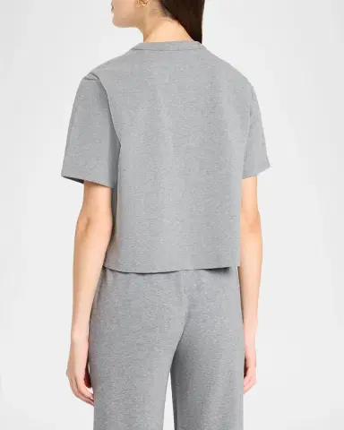 Veronica Beard Sebastian Short-Sleeve Boxy Tee | Thumbnail 3 Veronica Beard Sebastian Short-Sleeve Boxy Tee | Thumbnail 3