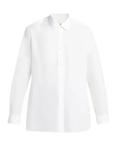 Jil Sander Men's Organic Cotton Point Collar Sport Shirt | Thumbnail 1 Jil Sander Men's Organic Cotton Point Collar Sport Shirt | Thumbnail 1
