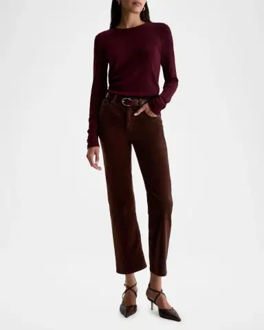AG Jeans Corduroy Straight-Leg Pants | Thumbnail 2 AG Jeans Corduroy Straight-Leg Pants | Thumbnail 2