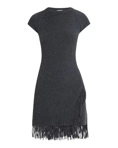 Simkhai Margot Knit Fringe Mini Dress | Thumbnail 1 Simkhai Margot Knit Fringe Mini Dress | Thumbnail 1