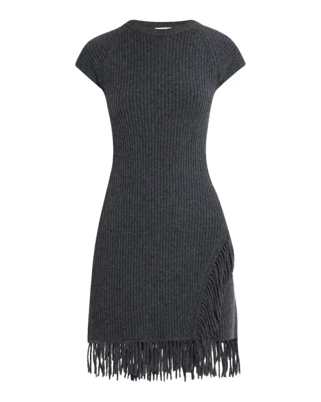 Margot Knit Fringe Mini Dress Margot Knit Fringe Mini Dress