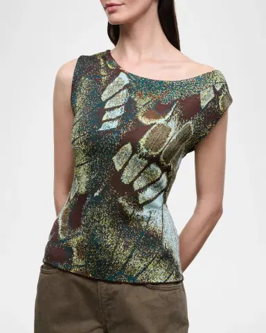 Staud Veronica Butterfly Knit Tank Top | Thumbnail 4 Staud Veronica Butterfly Knit Tank Top | Thumbnail 4