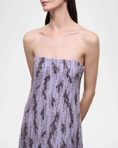 Staud Cassie Embellished Strapless Maxi Dress | Thumbnail 5 Staud Cassie Embellished Strapless Maxi Dress | Thumbnail 5