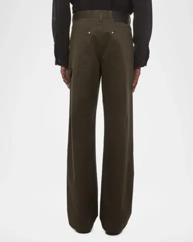 Helmut Lang Men's Wide-Leg Denim Carpenter Pants | Thumbnail 3 Helmut Lang Men's Wide-Leg Denim Carpenter Pants | Thumbnail 3