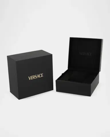 Versace Men's Greca Reaction GMT Stainless Steel Bracelet Watch, 44mm | Thumbnail 4 Versace Men's Greca Reaction GMT Stainless Steel Bracelet Watch, 44mm | Thumbnail 4