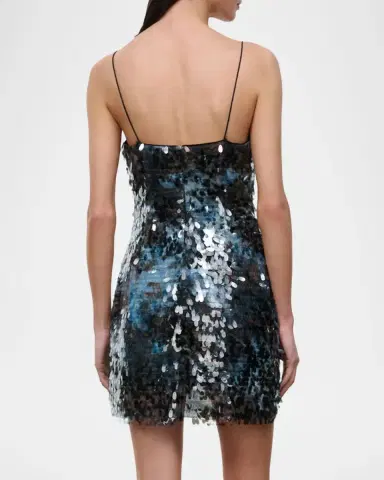 Staud Sur Sequined Mini Dress | Thumbnail 3 Staud Sur Sequined Mini Dress | Thumbnail 3