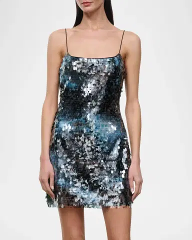 Staud Sur Sequined Mini Dress | Thumbnail 4 Staud Sur Sequined Mini Dress | Thumbnail 4