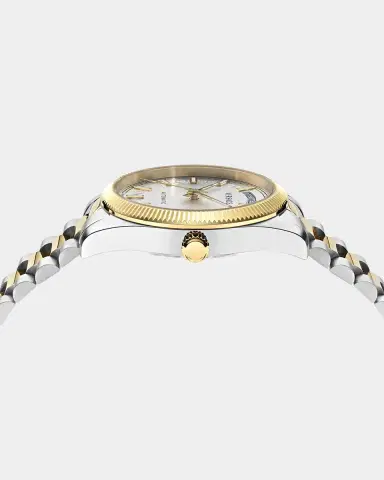 Versace Men's Millenyium Automatic Two-Tone Bracelet Watch, 40mm | Thumbnail 4 Versace Men's Millenyium Automatic Two-Tone Bracelet Watch, 40mm | Thumbnail 4