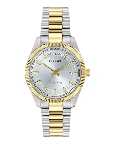 Versace Men's Millenyium Automatic Two-Tone Bracelet Watch, 40mm | Thumbnail 1 Versace Men's Millenyium Automatic Two-Tone Bracelet Watch, 40mm | Thumbnail 1