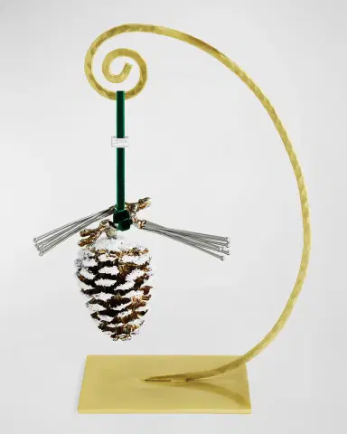 Michael Aram Pine Cone Snowy Christmas Ornament | Thumbnail 4 Michael Aram Pine Cone Snowy Christmas Ornament | Thumbnail 4