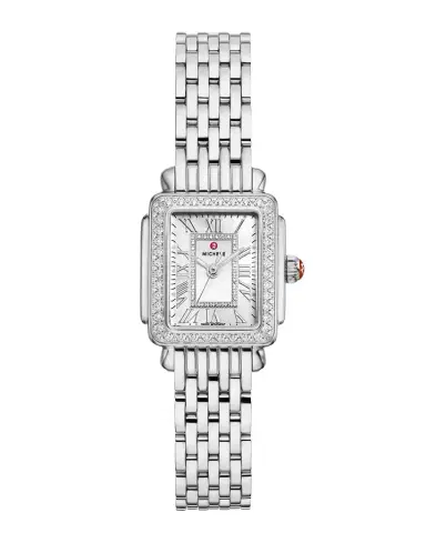 Michele Deco Madison Mini Diamond Stainless Steel Bracelet Watch | Thumbnail 1 Michele Deco Madison Mini Diamond Stainless Steel Bracelet Watch | Thumbnail 1