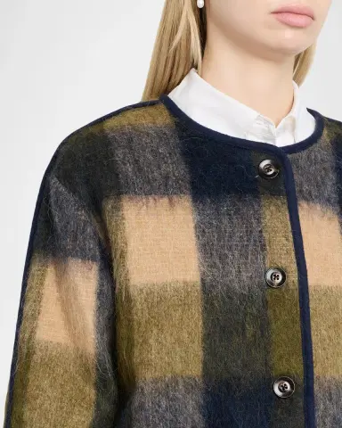 TANYA TAYLOR Janet Plaid Alpaca-Blend Jacket | Thumbnail 5 TANYA TAYLOR Janet Plaid Alpaca-Blend Jacket | Thumbnail 5