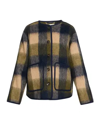 TANYA TAYLOR Janet Plaid Alpaca-Blend Jacket | Thumbnail 1 TANYA TAYLOR Janet Plaid Alpaca-Blend Jacket | Thumbnail 1
