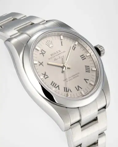 Vintage Watches Men's Rolex Air-King Sterling Silver Bracelet Watch, 34mm | Thumbnail 3 Vintage Watches Men's Rolex Air-King Sterling Silver Bracelet Watch, 34mm | Thumbnail 3