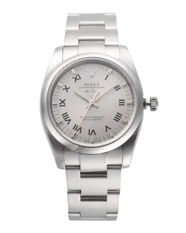 Vintage Watches Men's Rolex Air-King Sterling Silver Bracelet Watch, 34mm | Thumbnail 1 Vintage Watches Men's Rolex Air-King Sterling Silver Bracelet Watch, 34mm | Thumbnail 1