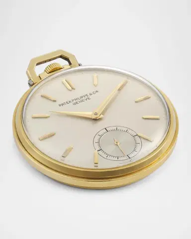 Vintage Watches Men's 18K Yellow Gold Open-Face Dress Pocket Watch, 44mm | Thumbnail 3 Vintage Watches Men's 18K Yellow Gold Open-Face Dress Pocket Watch, 44mm | Thumbnail 3