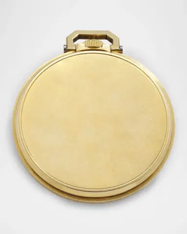 Vintage Watches Men's 18K Yellow Gold Open-Face Dress Pocket Watch, 44mm | Thumbnail 4 Vintage Watches Men's 18K Yellow Gold Open-Face Dress Pocket Watch, 44mm | Thumbnail 4