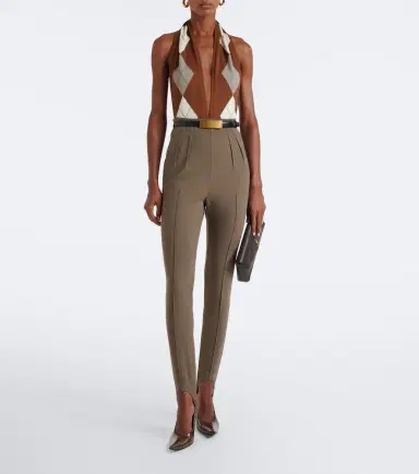 Mugler Argyle virgin wool bodysuit | Thumbnail 6 Mugler Argyle virgin wool bodysuit | Thumbnail 6