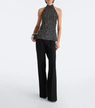 Missoni Ribbed-knit sequined halterneck top | Thumbnail 2 Missoni Ribbed-knit sequined halterneck top | Thumbnail 2