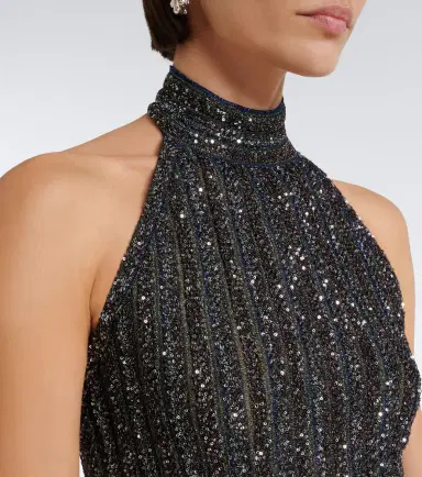Missoni Ribbed-knit sequined halterneck top | Thumbnail 3 Missoni Ribbed-knit sequined halterneck top | Thumbnail 3
