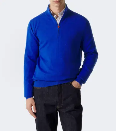 Kiton Cashmere half-zip sweater | Thumbnail 2 Kiton Cashmere half-zip sweater | Thumbnail 2
