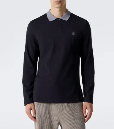 Brunello Cucinelli Logo cotton jersey polo shirt | Thumbnail 5 Brunello Cucinelli Logo cotton jersey polo shirt | Thumbnail 5