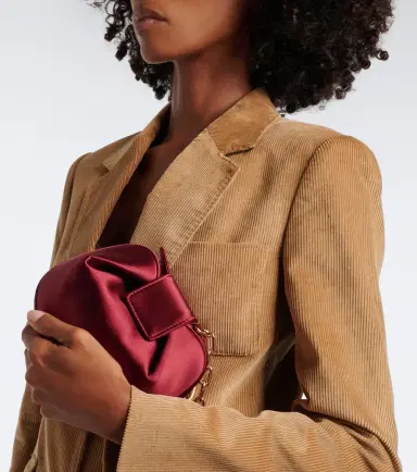 Gabriela Hearst Soft Demi satin clutch | Thumbnail 5 Gabriela Hearst Soft Demi satin clutch | Thumbnail 5