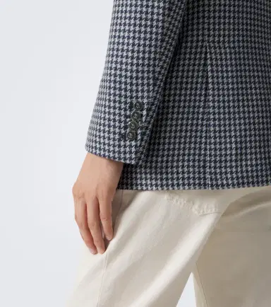 Brunello Cucinelli Houndstooth cashmere blazer | Thumbnail 5 Brunello Cucinelli Houndstooth cashmere blazer | Thumbnail 5