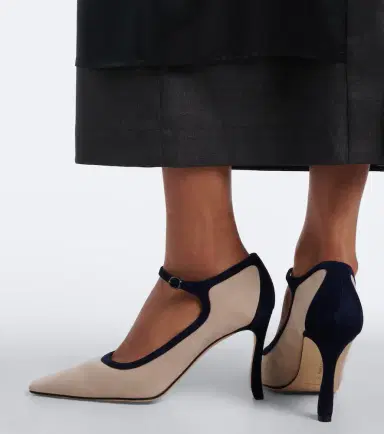 Manolo Blahnik Churla suede Mary Jane pumps | Thumbnail 5 Manolo Blahnik Churla suede Mary Jane pumps | Thumbnail 5