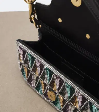 Valentino Garavani Loco Small embellished shoulder bag | Thumbnail 2 Valentino Garavani Loco Small embellished shoulder bag | Thumbnail 2