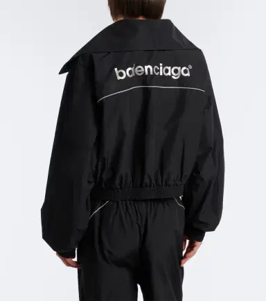 Balenciaga Cotton-blend track jacket | Thumbnail 7 Balenciaga Cotton-blend track jacket | Thumbnail 7