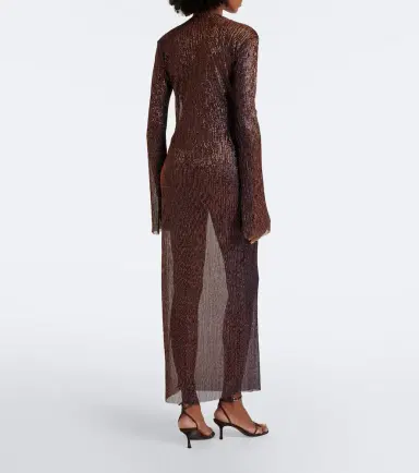 Cala de la Cruz Soleil knitted lamé midi dress | Thumbnail 6 Cala de la Cruz Soleil knitted lamé midi dress | Thumbnail 6