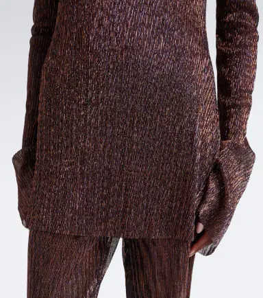 Cala de la Cruz Loreta knitted lamé top | Thumbnail 4 Cala de la Cruz Loreta knitted lamé top | Thumbnail 4