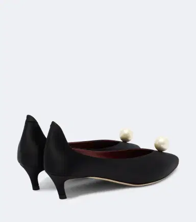 Magda Butrym Embellished satin pumps | Thumbnail 2 Magda Butrym Embellished satin pumps | Thumbnail 2