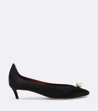 Magda Butrym Embellished satin pumps | Thumbnail 3 Magda Butrym Embellished satin pumps | Thumbnail 3