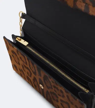 Burberry Leopard-print calf hair wallet on chain | Thumbnail 2 Burberry Leopard-print calf hair wallet on chain | Thumbnail 2